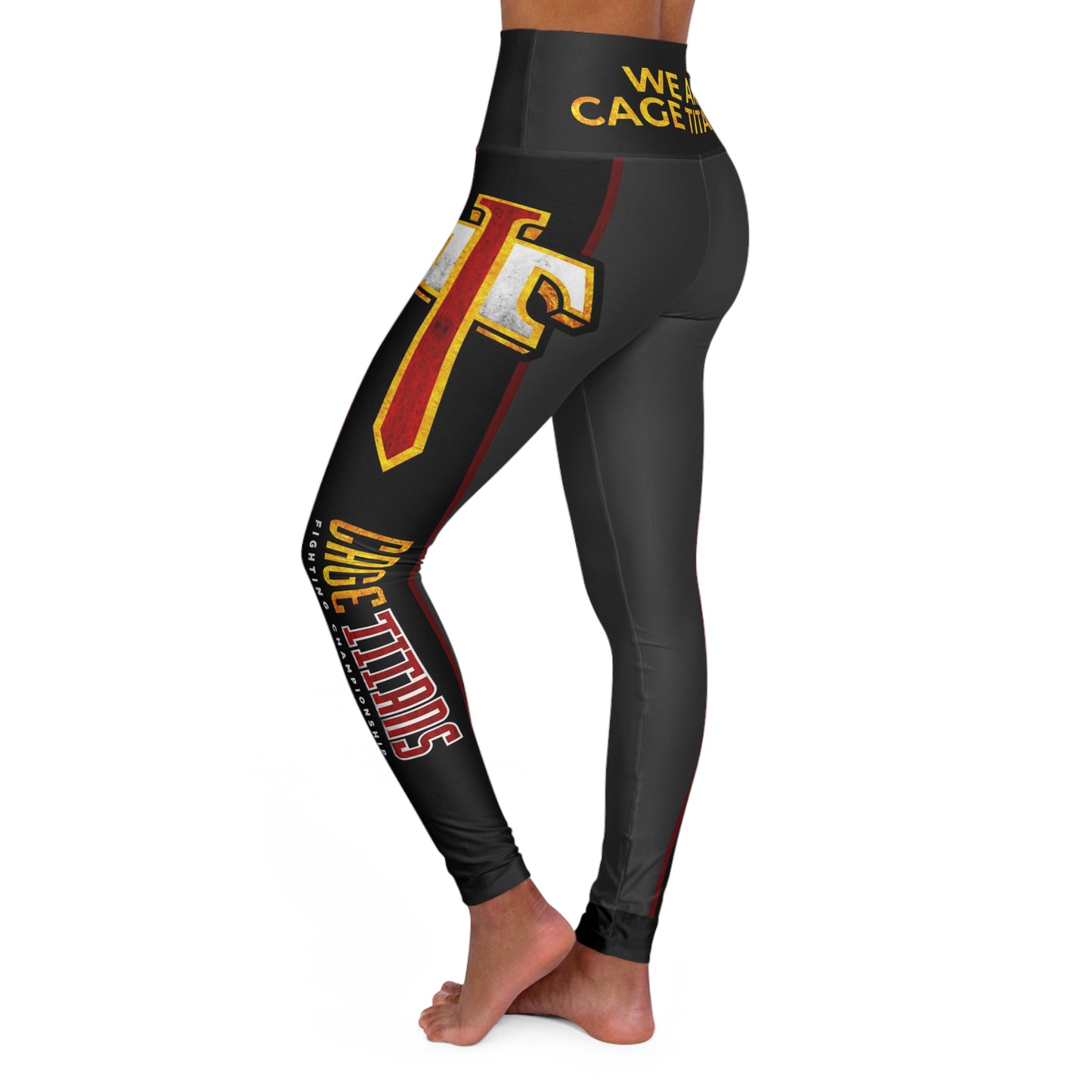 High Waisted Yoga Leggings (AOP)