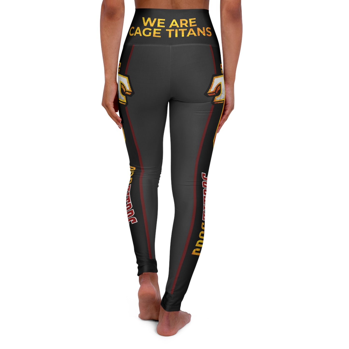 High Waisted Yoga Leggings (AOP)